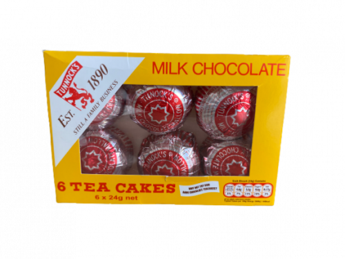 كيك الشاي شوكولاته بالحليب تانوك 6 حبات