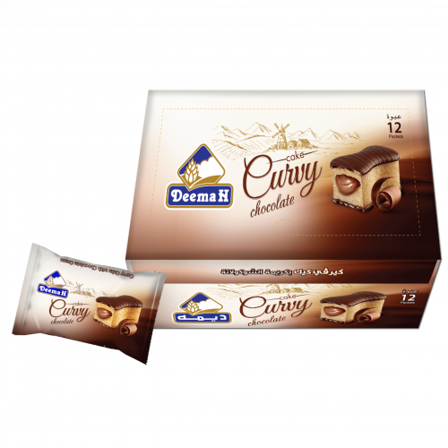 كيرفي كيك الشوكولاتة ديمة 12 عبوة