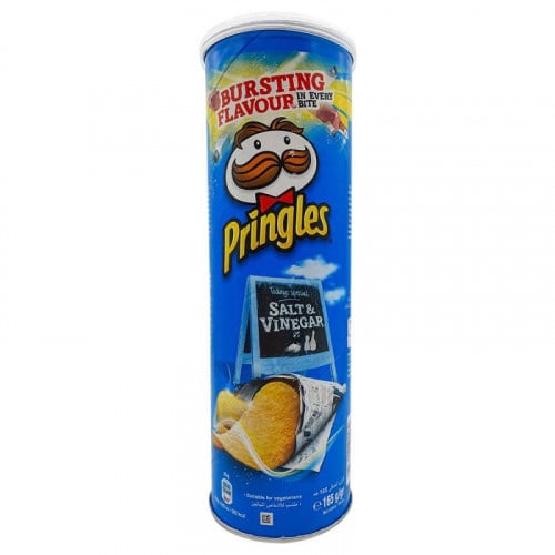 برينجلز بالملح والخل 165 جرام