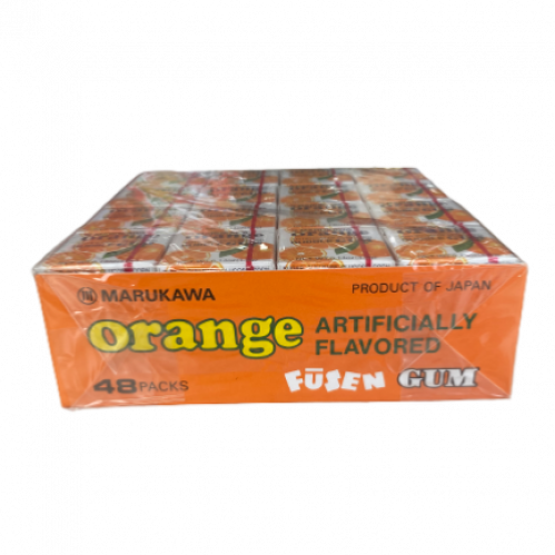 علك ياباني مربع بنكهة البرتقال علبة 48 حبة