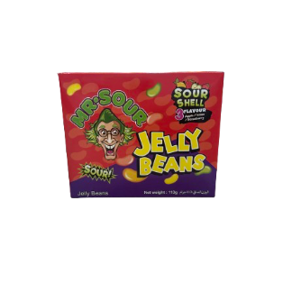 حلوى جيلي حامضة (تفاح اخضر - فراولة - ليمون) 113 ج...