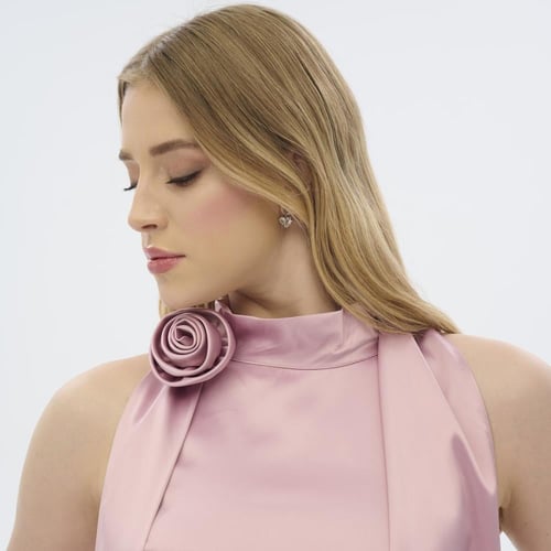 فستان بشال مدمج