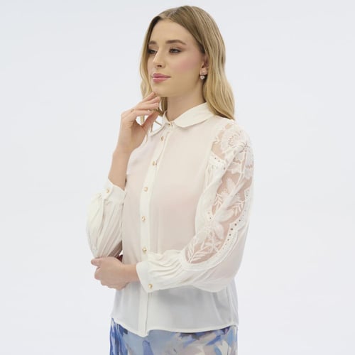 بلوزة شيفون أنيقة