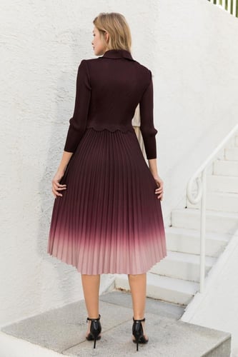 فستان مميز بكسرات