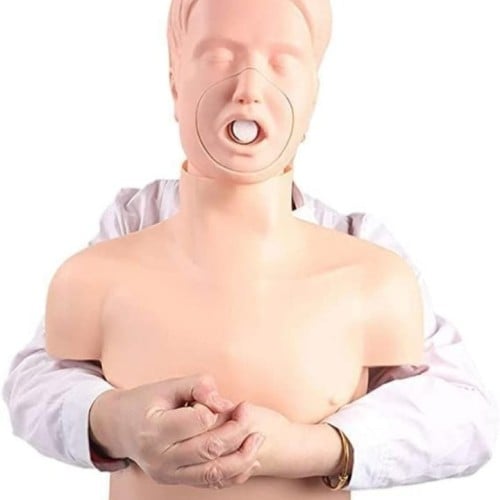 Adult obstruction and cpr training manikin, chokin...