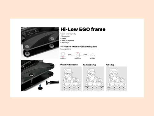 سكيت زلاجات فلاينقل ايقل X1