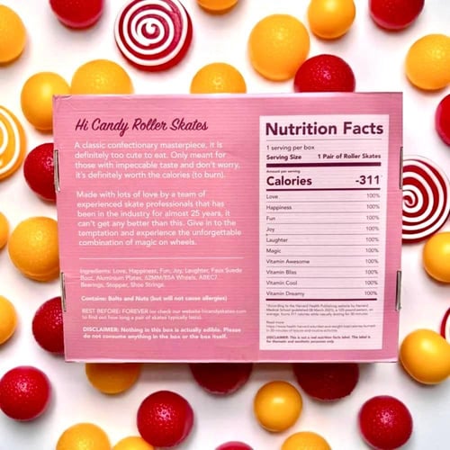 رولر سكيت هاي كاندي ازرق توتي