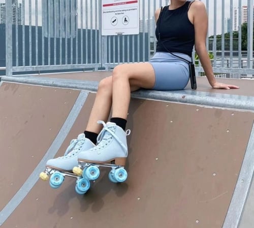 رولر سكيت هاي كاندي ازرق توتي