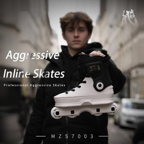 سكيت رولر فري ستايل COUGAR 7003 أبيض