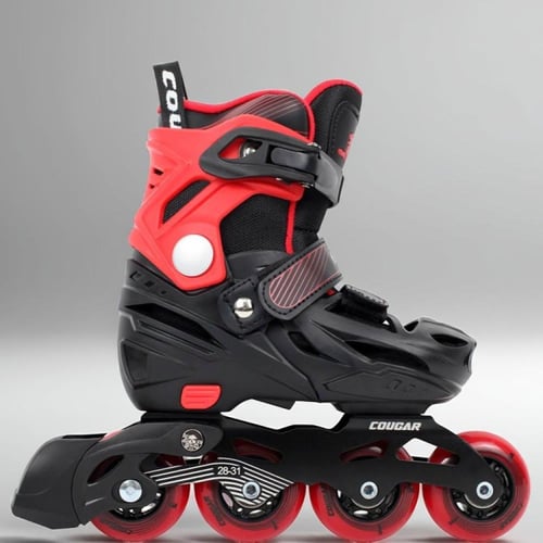 زلاجات اسكيت كوجر 333 أطفال أحمر