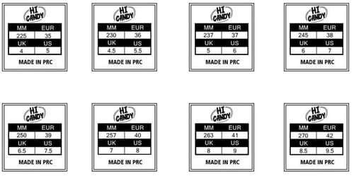 رولر سكيت هاي كاندي ازرق توتي