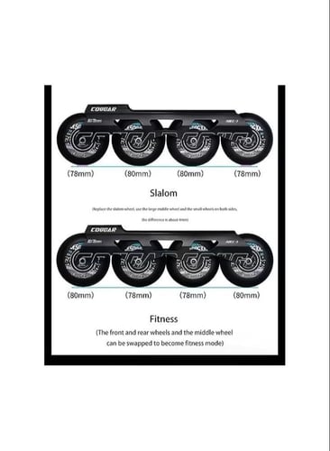 سكيت كوجر ابيض - Cougar Skate MZS509C White