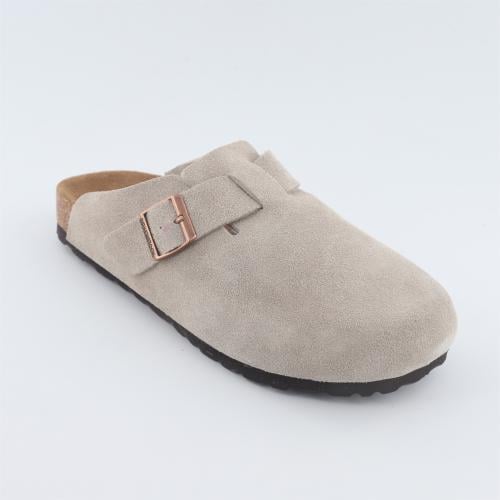 Birkenstock كلوق سويدي فاخر بتفصيل إبزيم أنيق