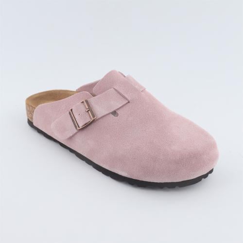 Birkenstock كلوق سويدي فاخر بتفصيل إبزيم أنيق