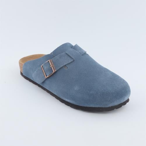 Birkenstock كلوق سويدي فاخر بتفصيل إبزيم أنيق
