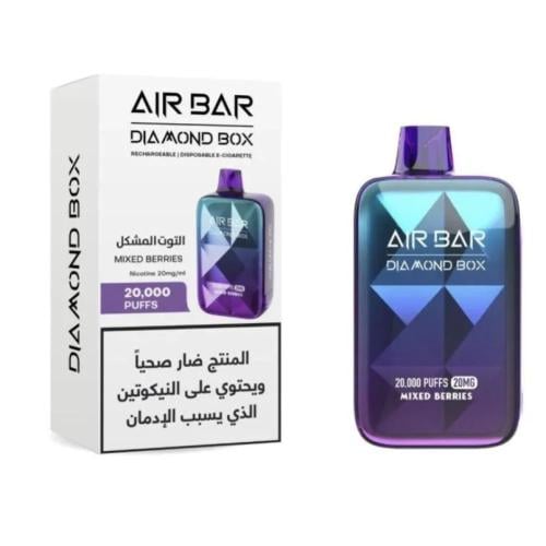 اير بار دياموند عنب مثلج 20000 موشة AIR BAR DIAMON...