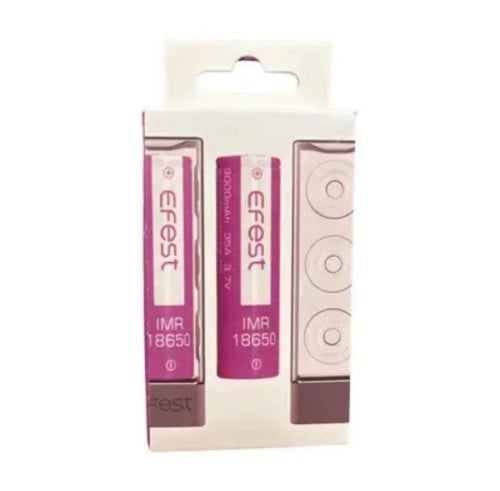 بطارية ايقست بسعة 18650 الف واط EFEST 18650 MH