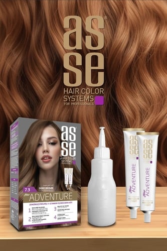 صبغة شعر أشقر نحاسي متوسط 7.3