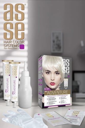 صبغة شعر بلاتيني رمادي 12.01