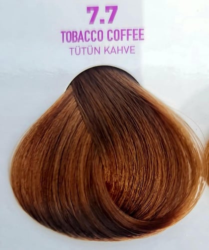 صبغة شعر قهوة التبغ 7.7
