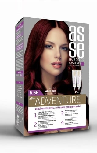 صبغة شعر نبيذ أحمر 6.66