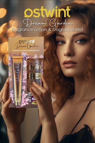 معطر جسم مع لوشن برائحة دريم جاردن