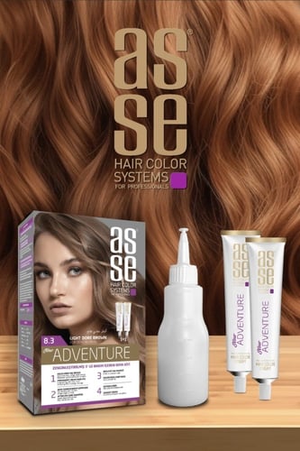 صبغة شعر أشقر نحاسي فاتح 8.3