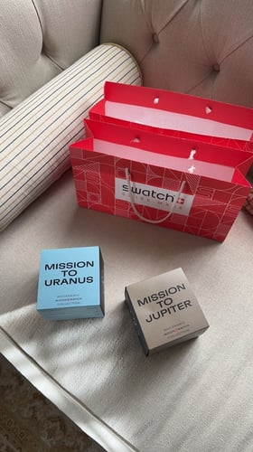 Omega x Swatch watch black