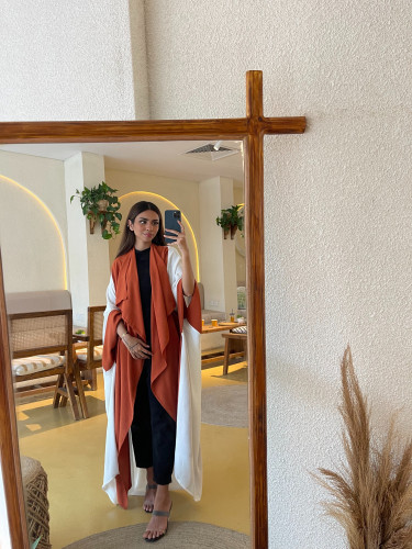 Orange Abaya
