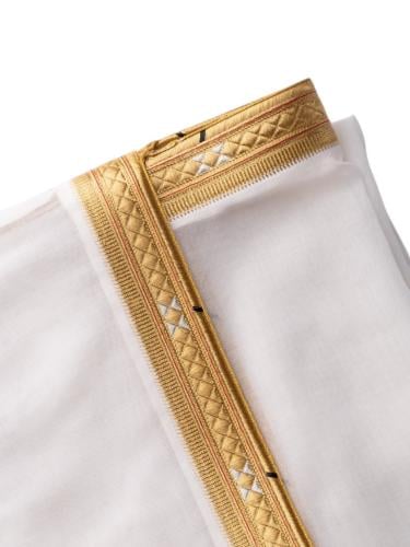 مشلح ملكي خاص صيفي مطور مربوع أبيض
