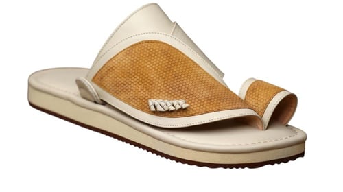 نعال جلد طبيعي إيطالي