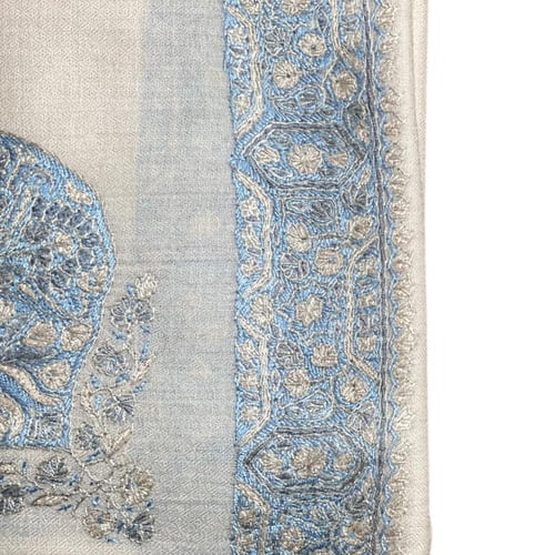 شال سوبر باشمينا خاص يدوي كشميري مطرز