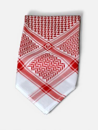 شماغ ملكي كلاسيك خاص بصمة بيضاء