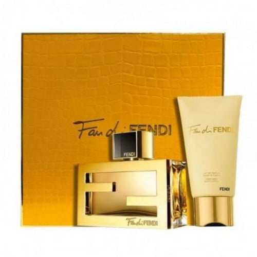 طقم فندي فان دي النسائي او دو بارفيوم (عطر 75مل+بو...