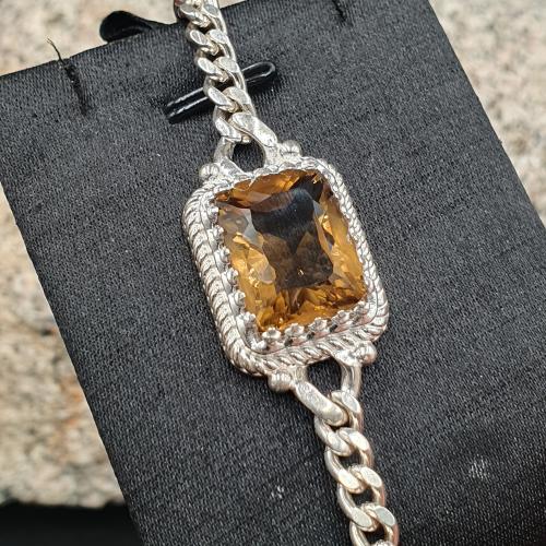 اسواره سلطنايت مربع موديل الجنزير عيار 925