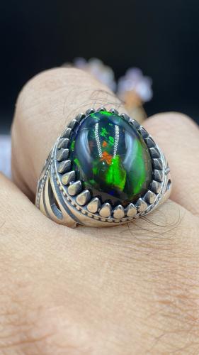 خاتم اوبال فل فاير اثيوبي صياغه موديل فاخر