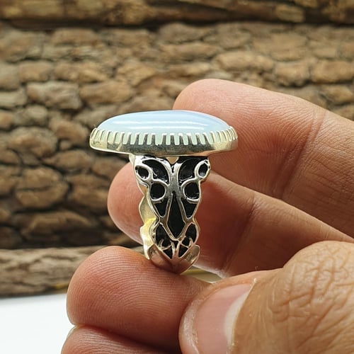 خاتم وجه القمر الدمعه صياغه برتاش عارف