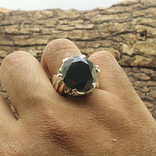 خاتم موزنايت اسود راهي صياغه المخالب ابداع الشريف