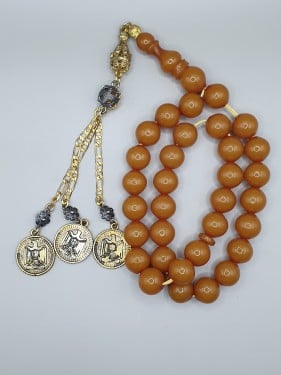 سبحه فوتوران لون عسلي كركوشه انتمون