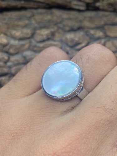 خاتم تايلندي ملكي فضة عيار 925 مقاس 8 ونص