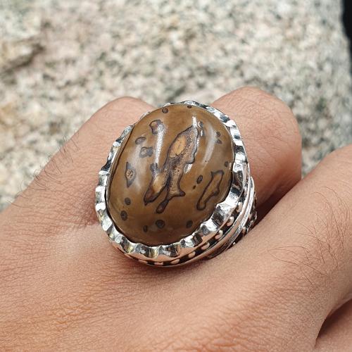 خاتم كف مريم الراهي موديل الكتف الشريف