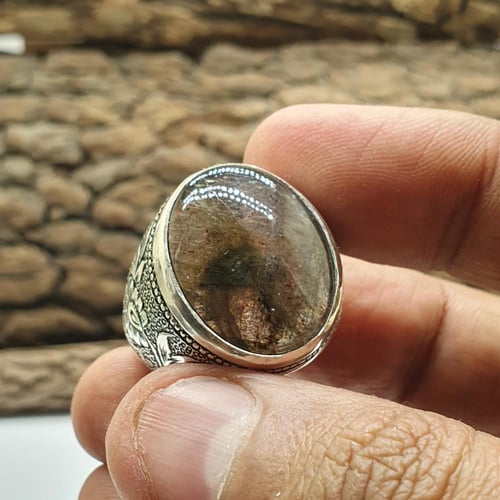 خاتم عقيق يماني يولايت صياغه برتاش الشريف