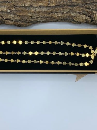 سحبه فضه ساده ثلاث اشواط شكل قلب