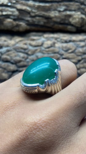 حجر العقيق الخرساني الاخضر