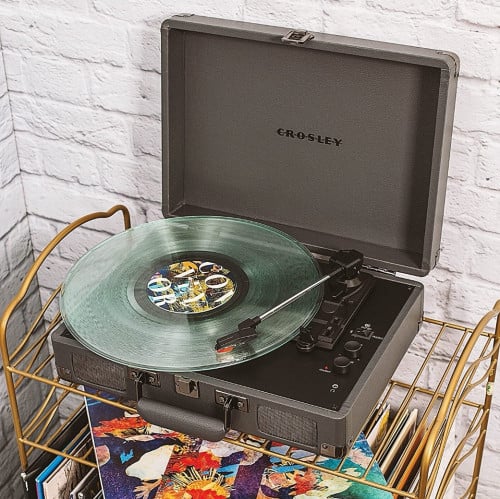 جرامافون اللون الرمادي