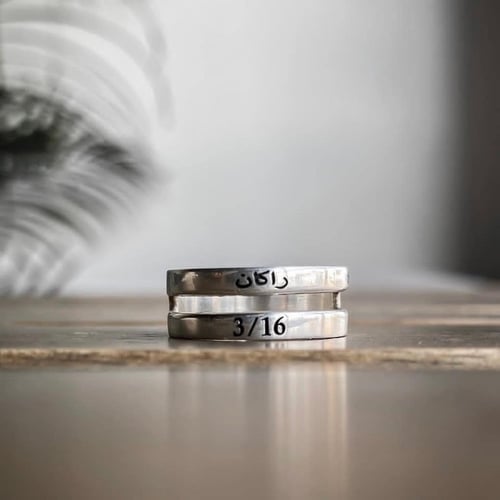 خاتم فضه إيطالي عيار 925