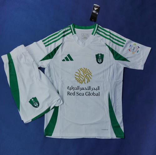 طقم الاهلي السعودي الجديد لون أبيض 2024-2025