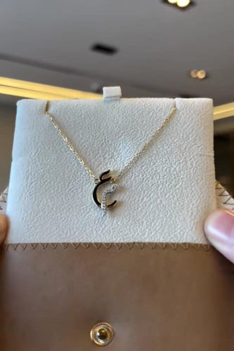 سلسال حرفيين ناعم مطرز بالزركون