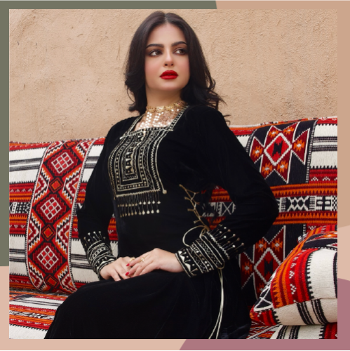 فستان نسائي يوم التأسيس