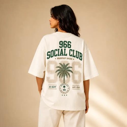 تيشيرت اليوم الوطني نادي 966 Social Club